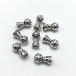 15pcs misbaha tasbih metal accessories for jewelry making DIY rosary bracelet metal tassel connectors material wholesale