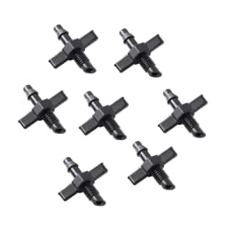 30Pcs 6mm Male Thread Single Barbed 4/7mm PVC Hose Connector for Drip Irrigation Watering Fitting Garden Tools Accessories