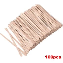 100PCS Woman Wooden Body Hair Removal Sticks Wax Waxing Disposable Sticks Beauty Toiletry Kits Wood Tongue Depressor Spatula