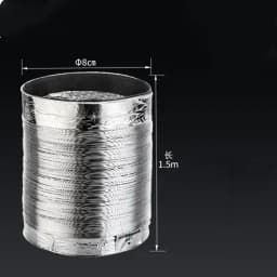 80-200mm Ventilator Pipe Aluminum Air Ventilation Hose for Bathroom Kitchen System Vent Exhaust Duct Tube Accessories