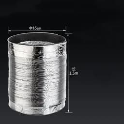 80-200mm Ventilator Pipe Aluminum Air Ventilation Hose for Bathroom Kitchen System Vent Exhaust Duct Tube Accessories