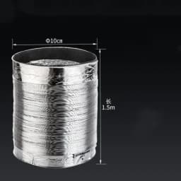 80-200mm Ventilator Pipe Aluminum Air Ventilation Hose for Bathroom Kitchen System Vent Exhaust Duct Tube Accessories