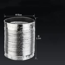 80-200mm Ventilator Pipe Aluminum Air Ventilation Hose for Bathroom Kitchen System Vent Exhaust Duct Tube Accessories
