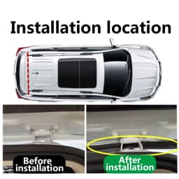 1m Car Rubber Sealing Strip Auto Trunk Lid Gap Seal Strip for Suv Hatchback Upper Edge Automotive Dustproof Sealant Accessories
