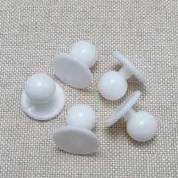 XUNZHE 10 Pcs 11.5*18mm Restaurant Chef Uniforms Suit Buttons Color Plastic Buttons For Diy Costumes Parts Accessories