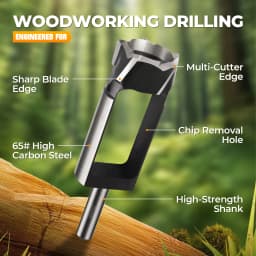Versery 8/10/12/15mm Wood Plug Hole Saw Cutter Cutting Drill Bits Log Tenon Dowel Cork Maker Tapered Woodworking Tools DIY