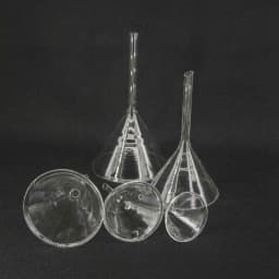 30mm/40mm/50mm/60mm/75mm/90mm Miniature Lab Glass Funnel Borosilicate Glassware Triangle Funnel Laboratory Supplies Tools