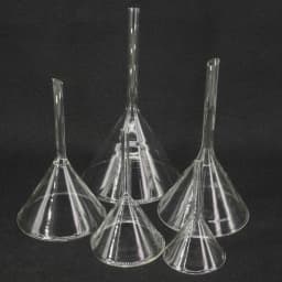 30mm/40mm/50mm/60mm/75mm/90mm Miniature Lab Glass Funnel Borosilicate Glassware Triangle Funnel Laboratory Supplies Tools