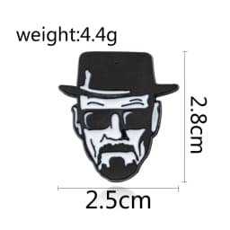 Breaking Bad Movie El Camino: A Breaking Bad Cosplay Blue Vintage Salt Shaker Necklace Pendant Keychain