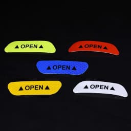 4Pcs/Set Car sticker Door Safety Warning Reflective Stickers Reflective Strip Warning Luminous Universal Accessories