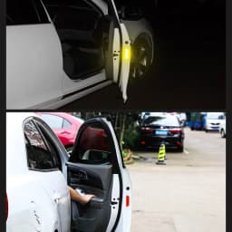 4Pcs/Set Car sticker Door Safety Warning Reflective Stickers Reflective Strip Warning Luminous Universal Accessories