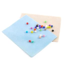 2PCs 30x23cm Bead Mats Jewelry Beading Tool Non-slip Mat Blue Brown Random Color Flocking Sponge Polyester Mesh Mats DIY Tools