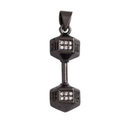 Cowboy Boots Sports Baseball Dumbbell Yoga Men's Zirconia Paved Cloth Charm Pendant,18K Gold Necklace Craft Jewelry Supply L99