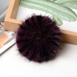 Hair Band 100% Real Genuine Mink Hair Rope Scrunchie Rope Ponytail Tail Stripe Wrist Band Vintage Elastic Headdress Hair Band