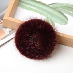 Hair Band 100% Real Genuine Mink Hair Rope Scrunchie Rope Ponytail Tail Stripe Wrist Band Vintage Elastic Headdress Hair Band