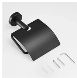 Toilet Paper Holder Brushed Gold Stainless Steel Pendant Paper Hooks Towel Rack Paper Roll Holder Hardware With Cover MJ