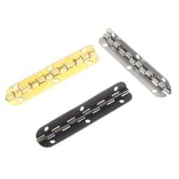 4pcs Hinges + 24 screw Rounded Long 6 Holes Silver/Antique bronze/Gold 65*15mm Retro Decor Chest Wood Jewelry Box 90/180 Degree