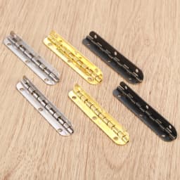 4pcs Hinges + 24 screw Rounded Long 6 Holes Silver/Antique bronze/Gold 65*15mm Retro Decor Chest Wood Jewelry Box 90/180 Degree