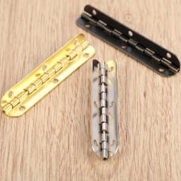 4pcs Hinges + 24 screw Rounded Long 6 Holes Silver/Antique bronze/Gold 65*15mm Retro Decor Chest Wood Jewelry Box 90/180 Degree