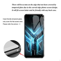 3Pcs Tempered Glass For Asus ROG Phone 3 ZS661KS Glass Screen Protector Glass for Asus ROG Phone 3 Strix Edition Protective Film