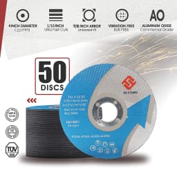 115mm Cutting Wheel Ultra Thin Metal & Stainless Steel Cut-Off Blade for Angle Grinder Fiber Cutter Metalworking Tool 2-50Pcs