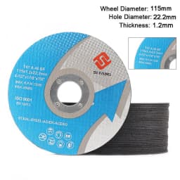 115mm Cutting Wheel Ultra Thin Metal & Stainless Steel Cut-Off Blade for Angle Grinder Fiber Cutter Metalworking Tool 2-50Pcs