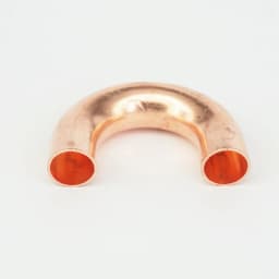 O/D 7-19mm U Type 180 Degree Elbow Bend Copper Welding Pipe Connector Fitting Adapter Plumbing Gas Water Oil