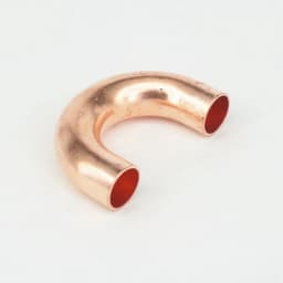 O/D 7-19mm U Type 180 Degree Elbow Bend Copper Welding Pipe Connector Fitting Adapter Plumbing Gas Water Oil