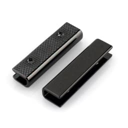 2pcs Metal Long Strip Buckle Bag Decoration Clip Buckle for DIY Leather Craft Bag Strap Belt Handle Shoulder Accessories