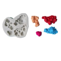 3D Coral Molding Liquid Silicone Mold DIY Cake Chocolate Baking Accessories Soft Clay Making Tool