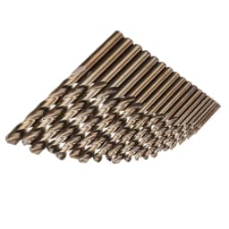 25Pcs 1-13mm M35 HSS-Co Cobalt Straight Shank Twist Drill Bits Set Metal Drilling Hole For Wood Stainless Steel Iron Aluminum