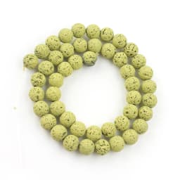 Wholesale Natural Volcanic Lava Stone Beads Round Loose Spacer Bead For Jewelry Making DIY Bracelert Accessories 4 6 8 10mm 15''