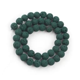 Wholesale Natural Volcanic Lava Stone Beads Round Loose Spacer Bead For Jewelry Making DIY Bracelert Accessories 4 6 8 10mm 15''