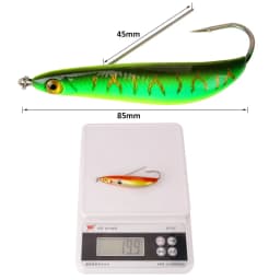 1 Pcs VIB Fishing Lure 8.5cm/19.9g Anti Grass Fishing Wobbler Isca Artificial Bait Hard Lures Laser Body Lifelike Fish Tackle