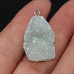 Natural Druzy Agates Pendants Charms Irregular Shape Stone DIY for Necklace or Jewelry Making Size 20x25-23x30mm