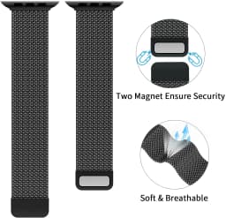 Magnetic Loop Strap for Apple watch 11 10 Band 46mm 42mm 44mm 45mm 41mm Ultra2 49mm bracelet correa iwatch series 8 7 6 9 SE 5 4