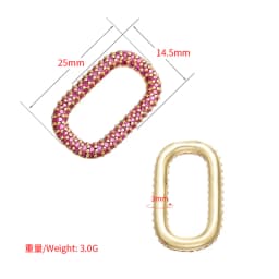 Geometric Rectangle Small Charms Pendant for Women Gold-Colored DIY Necklace, Earrings, and Jewelry Accessories Supplies:VD684