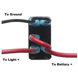 Rear Differential Lock Rocker Switch 5P On-Off Dual Blue Led Toggle Switch for the ARB/Carling/NARVA 4x4 Style, Car Accessories