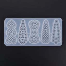 DIY Epoxy Resin Hair Clip Hairpin Silicone Mold Handmade Crystal Resin Casting Molds Resin Jewelry Making Resin Casting Moulds