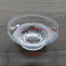 2025 New Soap Dish Round Glass Storage Box Clear Holder Accessories For Shower Bathroom Hotel