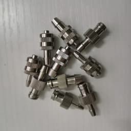 Air Valve Pipe Dispensing Glue Subpackaging Syringe Barrel Luer Lock Adapter Fitting Connector Metal Nickel Plated Brass