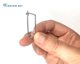 Large Stainless Steel Spring Clip Spring Wire Safety Lock Pins,Coiled Tension Safety Pin