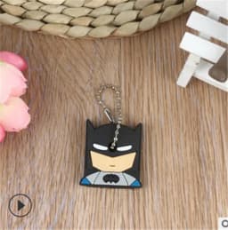 1PCS Silicone Motorcycle Key Case Cover Animal Cartoon Key Cover Cap PVC Soft Key Holder Key Chain For Girl Women Trinket Gift