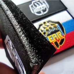 Russian tactical morale military patches Embroidered Badge Hook Loop Armband 3D Stick on jacket strap Backpack Stickers
