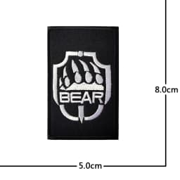 Russian tactical morale military patches Embroidered Badge Hook Loop Armband 3D Stick on jacket strap Backpack Stickers