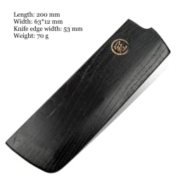 Chef's knife Japanese Gyuto Santoku Petty Nakiri Kiritsuke Protector Blade Wooden Scabbard Kitchen Knives Sheath Saya Guard NEW
