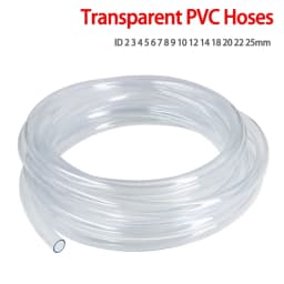 1M/3M Transparent PVC Plastic Hoses High Quality Water Pump Tube 2 3 4 5 6 8 10 12 14 16 18 20 25mm Inner Diameter