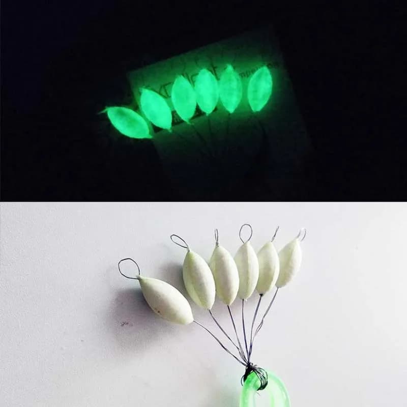 5packs/lot Luminous Fishing Float S/M/L Oval Seven-star Float Beans 11mm/13mm/15mm Foam Carp Fishing Tackle Accessory A422