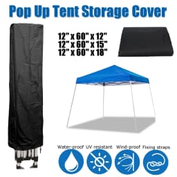 3 Sizes Waterproof Anti-UV storage Cover for Pop Up Canopy Tent Garden Tent Gazebo Canopy Outdoor Marquee Shade Protector Cover