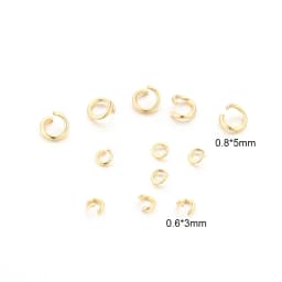 100pcs Stainless Steel Open Jump Rings 5MM Jewelry Necklace Split Rings Connectors for DIY Gifts Making Bulk Wholesale